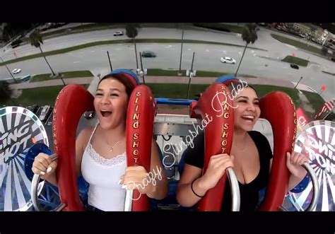 slingshot tits out|Irish girls in the Slingshot ride : r/videos